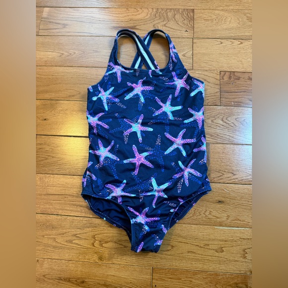 Lands End Girls One Piece Swimsuits - Picture 4 of 8